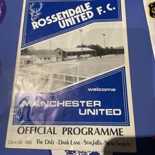 Rossendale united manchester for sale  DUMFRIES