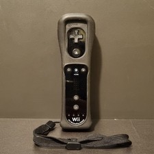 Nintendo Wii Genuíno - Controle Remoto Oficial Motion Plus Preto com Alças [RVL-036 GC comprar usado  Enviando para Brazil