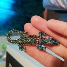 Broche de estrás para animales de colección pasador de animales de moda joyería accesorios para fiesta segunda mano  Embacar hacia Mexico