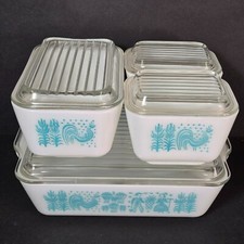 Vtg pyrex turquoise for sale  Berry Creek