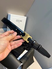 Celine leather belt for sale  BRUTON