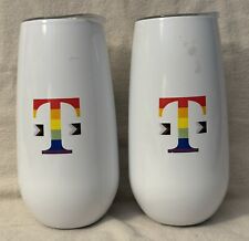 Usado, T-Mobile Juego de 2 Tapas de Taza de Acero Inoxidable Aisladas para Vaso Pride segunda mano  Embacar hacia Argentina