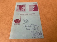 Autograph signature chet for sale  UK