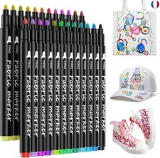 Couleurs marqueurs textile d'occasion  Paris I