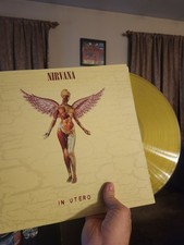 Nirvana - In Utero Vinyl Record 180G Ltd Ed Yellow Vinyl NM Condition ORG 2009 comprar usado  Enviando para Brazil
