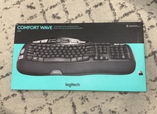 Teclado sem fio Logitech K350, 920-001996 Comfort Wave, preto caixa aberta novo comprar usado Teclado sem fio Logitech K350, 920-001996 Comfort Wave, preto caixa aberta novo comprar usado  Enviando para Brazil
