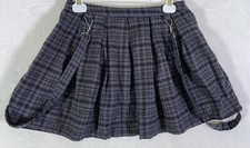 Suspensórios femininos saia plissada tema quente tamanho XSmall azul xadrez escola menina comprar usado  Enviando para Brazil