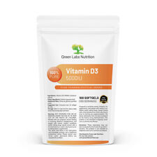 Vitamina D3 5000 UI Cápsulas Gelatinosas – Imune, Óssea, Suporte de Absorção – Colecalciferol comprar usado  Enviando para Brazil