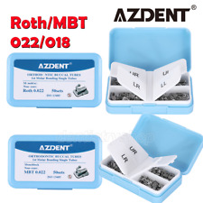 Usado, Tubo bucal monobloco ortodôntico dental AZDENT 1º 2º tubo molar Roth MBT FDA comprar usado  Enviando para Brazil