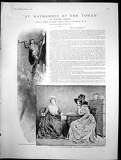Old print katherine for sale  UK