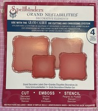 Spellbinders grand decorative for sale  WATERLOOVILLE