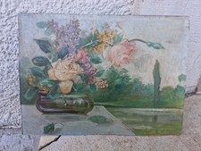 Peinture ancienne huile. d'occasion  Montferrand-le-Château