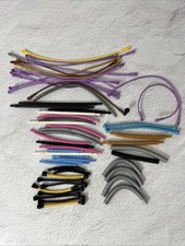 LOTE LEGO 55 PEÇAS CONECTOR TUBO MANGUEIRA FLEXÍVEL EXTREMIDADES VARIEDADE ROXO PRATA AMARELO comprar usado  Enviando para Brazil