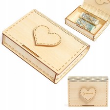 PUDEŁKO NA PIENIĄDZE PREZENT DREWNIANE MAŁE na sprzedaż PUDEŁKO NA PIENIĄDZE PREZENT DREWNIANE MAŁE na sprzedaż  PL