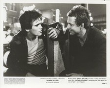 Foto original 8x10 Rumble Fish Matt Dillon Mickey Rourke menino motocicleta 1983 comprar usado  Enviando para Brazil