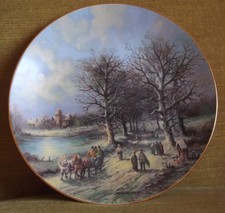 Placa de paisagens de Natal Tirschenreuth Feldkamp. "Der Weg ins Dorf" 22-T40-31 comprar usado  Enviando para Brazil