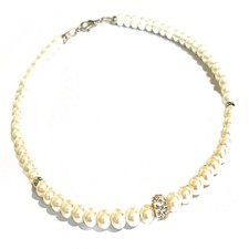 Collana perle bianche usato  Scandicci