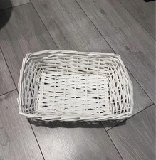 White weave hamper for sale  DUMFRIES