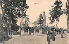 Cartão postal Crematorium Zittau Saxony Ak 1913 comprar usado  Enviando para Brazil