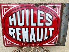 Plaque émaillée huile d'occasion  France