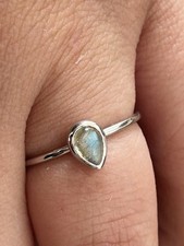 Bague labradorite argentée d'occasion  Chalon-sur-Saône