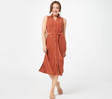 Vestido feminino Dennis Basso tamanho M Itália malha acampamento vermelho A398749 comprar usado  Enviando para Brazil