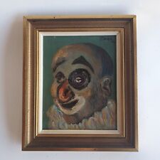 Tableau clown peinture d'occasion  France