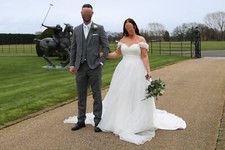 Wedding dress justin for sale  ROCHDALE