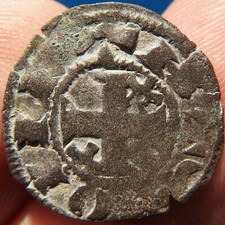 Usado, MOEDA CRUZADA MEDIEVAL ESPANHOLA CAVALEIROS TEMPLÁRIOS CRUZADO EUROPEU 11-12º centavo #19 comprar usado  Enviando para Brazil