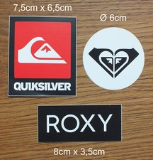 3 Sticker Aufkleber Roxy Quiksilver Surf Windsurf Skateboard Skate BMX comprar usado 3 Sticker Aufkleber Roxy Quiksilver Surf Windsurf Skateboard Skate BMX comprar usado  Enviando para Brazil