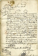 Lettre 1704 stettin d'occasion  Saint-Saturnin