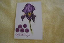 Purple buttons plastic for sale  UK