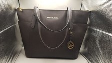 Bolsa tote Michael Kors jet set item Ew Tz couro marrom  comprar usado  Enviando para Brazil