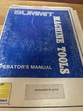 Summit machine tools for sale  Chouteau