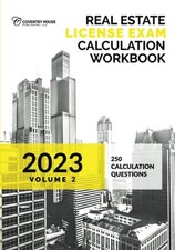 Real Estate License Exam Calculation Workbook: Volume 2 (2023 Edition), usado comprar usado  Enviando para Brazil