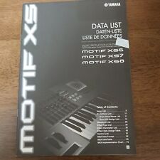 Motif data list d'occasion  Expédié en Belgium