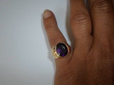 Bague plaqué cabochon d'occasion  Rioz