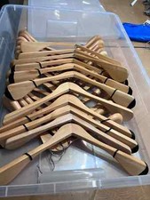 Wooden coat hangers for sale  LONDON