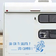 Adesivo camper frase usato  Napoli