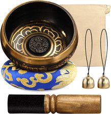 Campana tibetana ottone usato  Roma