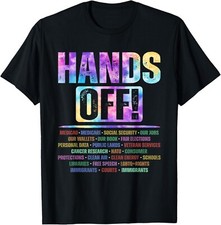 Camiseta unissex Hands Off Protest segurança social e protesto Medicare Tie Dye comprar usado  Enviando para Brazil