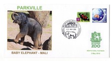 Usado, Envelope lembrança Melbourne Zoo bebê elefante Mali Parkville pmk comprar usado  Enviando para Brazil