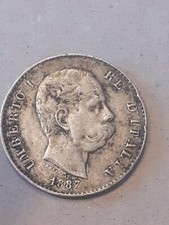 Italie lire 1887 d'occasion  Paris V