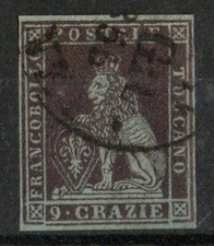 1851 toscana n.8a usato  Solza