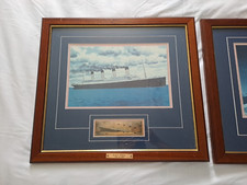 Titanic pictures framed for sale  CWMBRAN