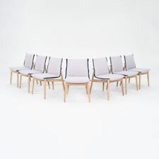 Conjunto 2023 de 7 cadeiras de jantar EOO4 da EOOS para Carl Hansen tecido azul e carvalho comprar usado  Enviando para Brazil