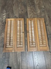 Wooden louver shutters for sale  Grover Hill
