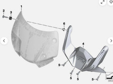 Riginal windschild 46638394311 gebraucht kaufen  Olching