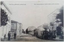 Cartolina castellammare adriat usato  Roma