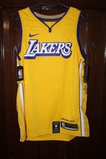 Camisa de basquete Los Angeles Lakers Lore Series amarela em branco tamanho G comprar usado  Enviando para Brazil